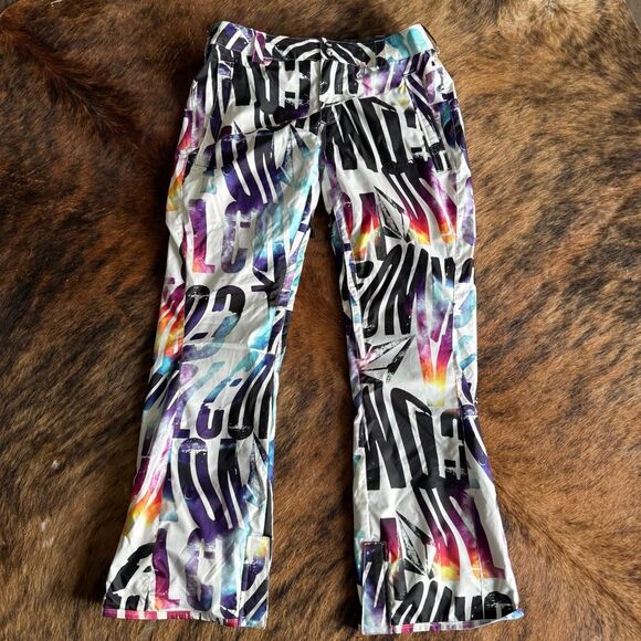 Volcom Multicolored Snowboard Pants Size XL - Picture 1 of 8